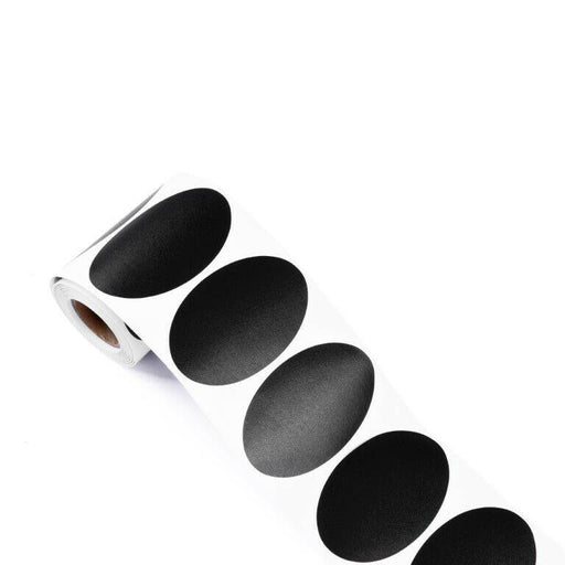 100 ovale Tafelsticker, Etiketten, Vinylsticker, in praktischer Spenderbox - ewtshop