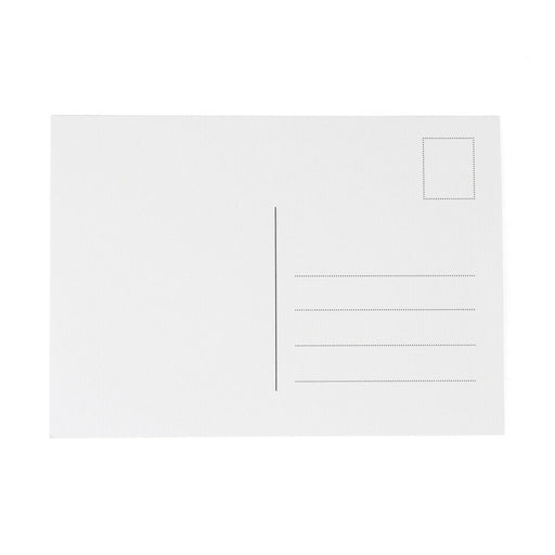 ewtshop 100 Blanko Postkarten weiß, Format A6, perfekt zum kreativen Basteln - ewtshop