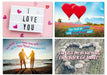 ewtshop 20er Postkarten Set Liebe mit 20 Sprüchen & Zitaten, Grußkarten - ewtshop