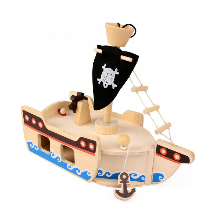ewtshop Piratenschiff aus Holz zum Spielen