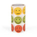 ewtshop 3 x 100 Smiley Lachgesichter Aufkleber Sticker in den Ampelfarben, 2cm - ewtshop