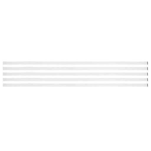 ewtshop 5er Set Magnetbänder in weiß, Länge 1 m, Breite 20 mm, Magnetstreifen - ewtshop
