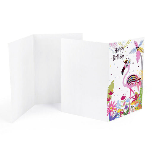ewtshop 10 Geburtstagskarten"Lustige Tiere", 10 weiße Umschläge, 10 Tiermotive - ewtshop