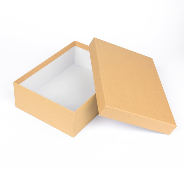 Geschenkboxen, 10er Set, stabiles Material mit feinem Kraftpapier überzogen