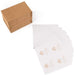 ewtshop® Freudentränen Taschentuchhalter, 100 Stück, braun mit weißem Aufkleber, Freudentränenkuverts für Hochzeiten, Geburtstage oder andere besondere Anlässe - ewtshop