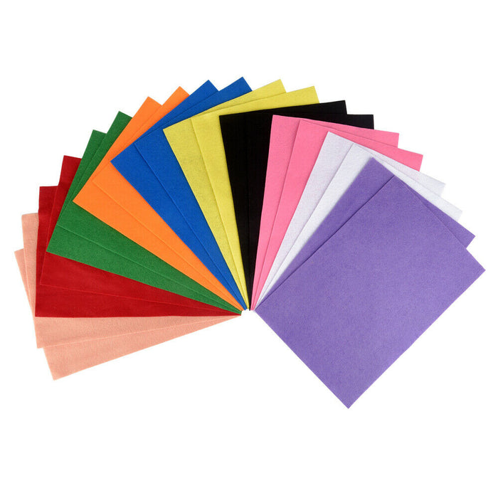 ewtshop Bastelfilz, 20 Blatt im Format 30 x 20 cm, Filzplatten in 10 Farben - ewtshop