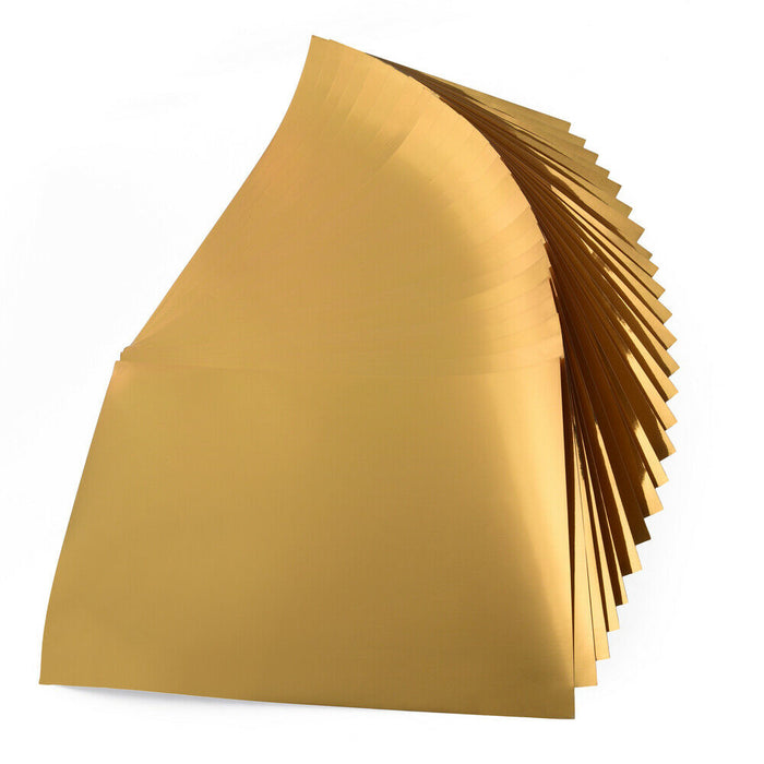 25 Blatt Metallic Papier, Goldfolienpapier, Goldfolie, Goldpapier